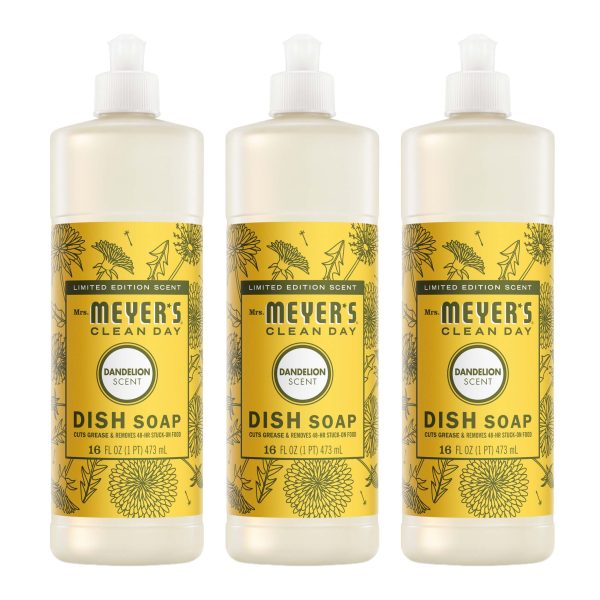 Dandelion Dish Soap 3-count Bundle