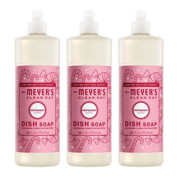 Peppermint Dish Soap 3-count Bundle