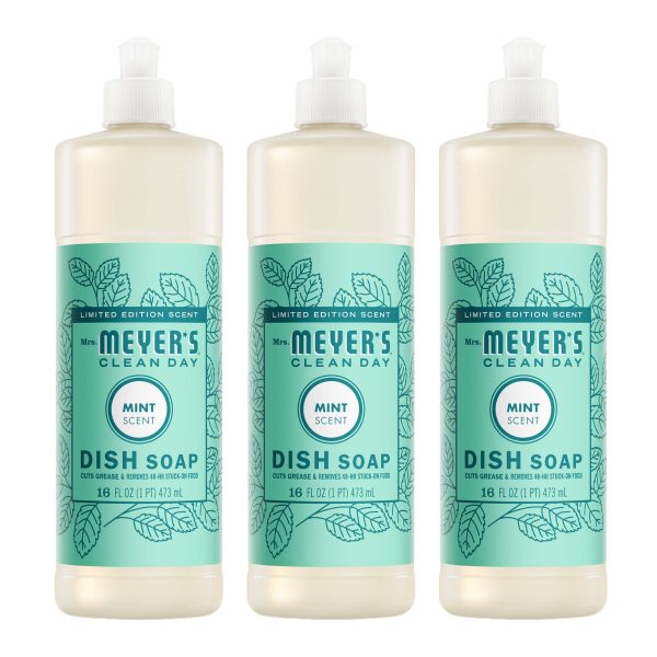 Mint Dish Soap 3-count Bundle